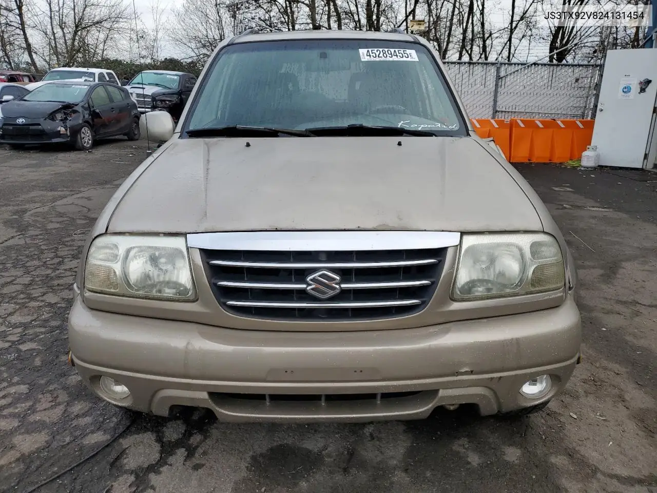 2002 Suzuki Xl7 Plus VIN: JS3TX92V824131454 Lot: 45289455