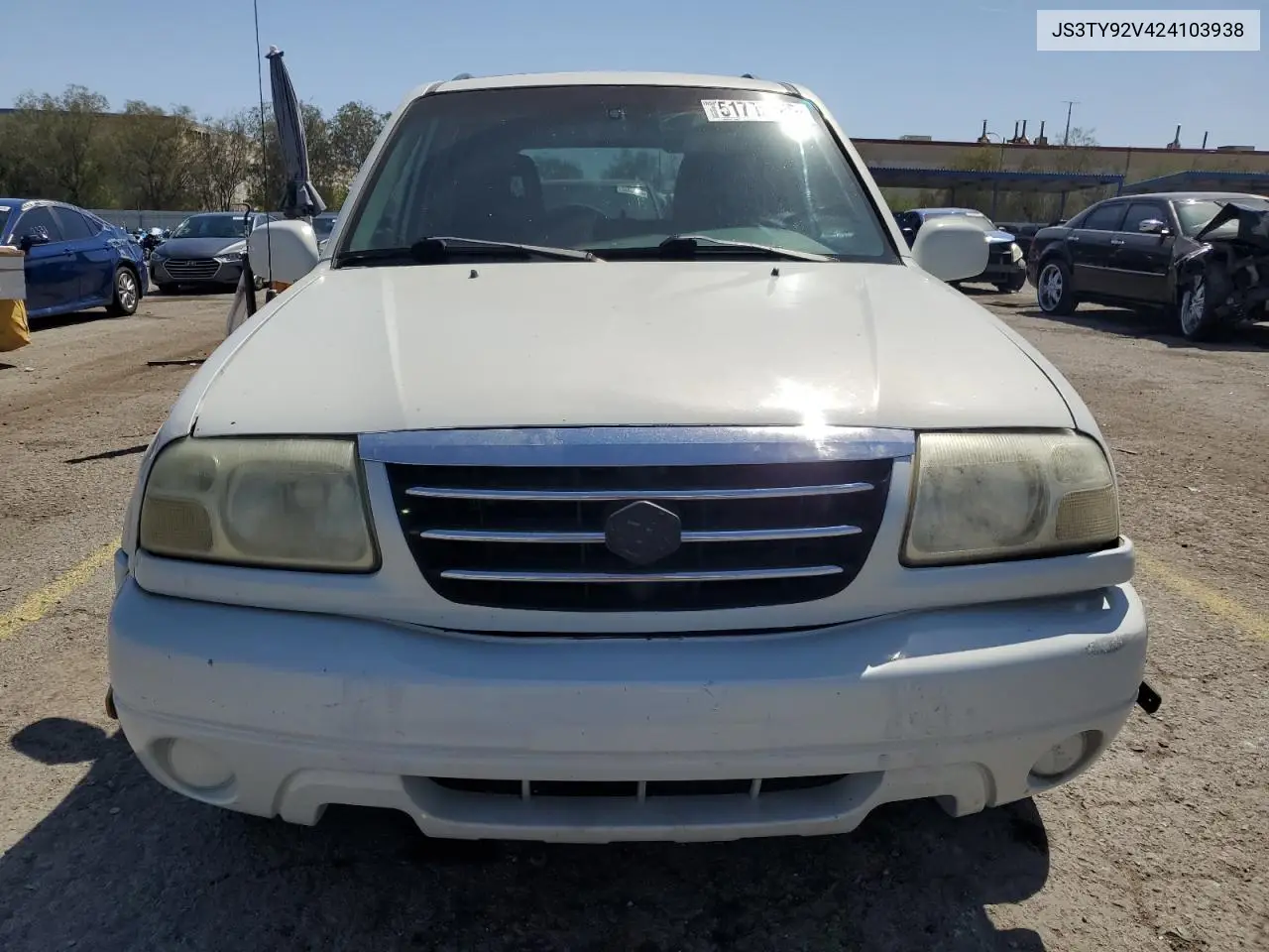 2002 Suzuki Xl7 Plus VIN: JS3TY92V424103938 Lot: 51708205