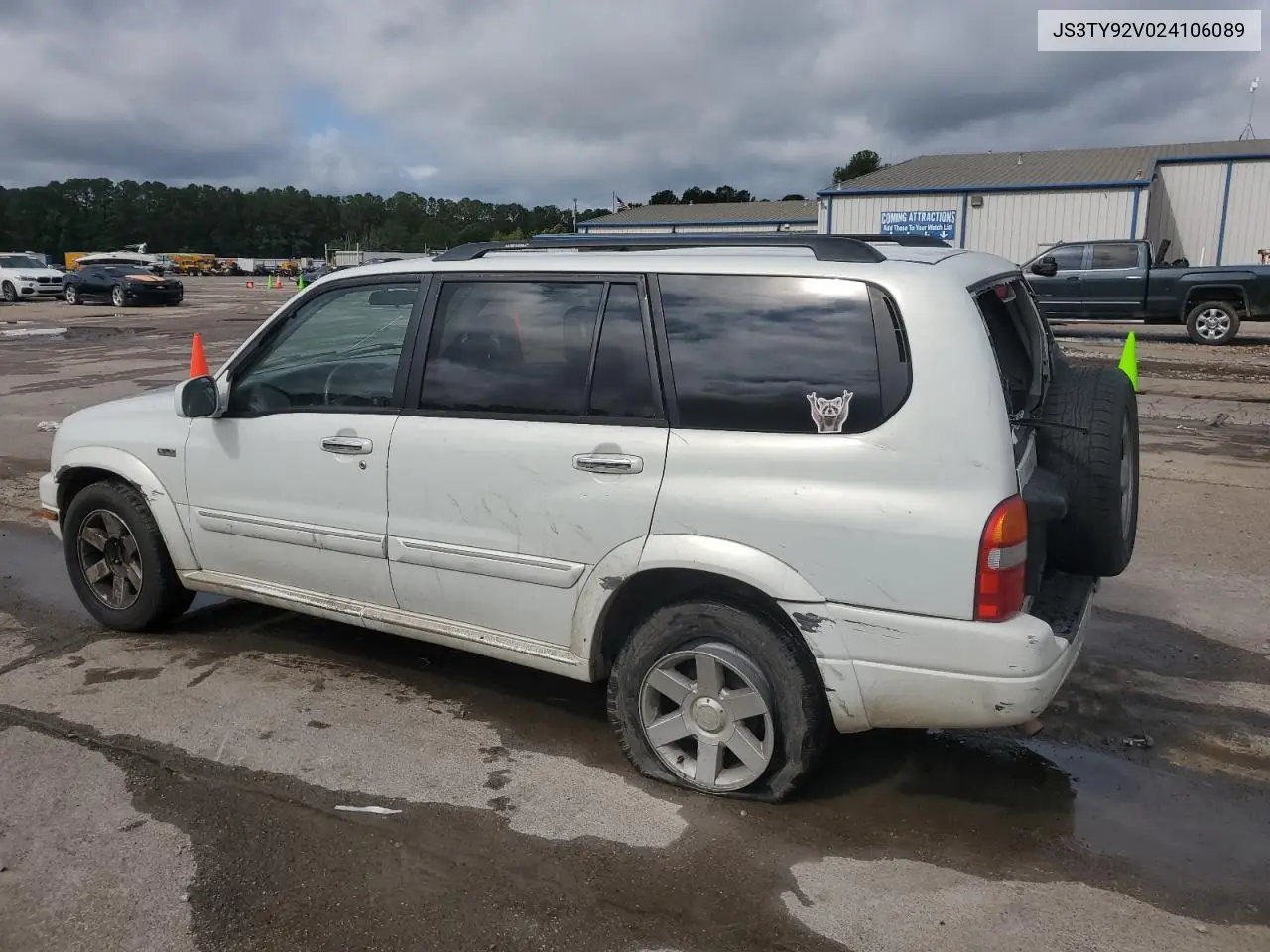 2002 Suzuki Xl7 Plus VIN: JS3TY92V024106089 Lot: 58418685