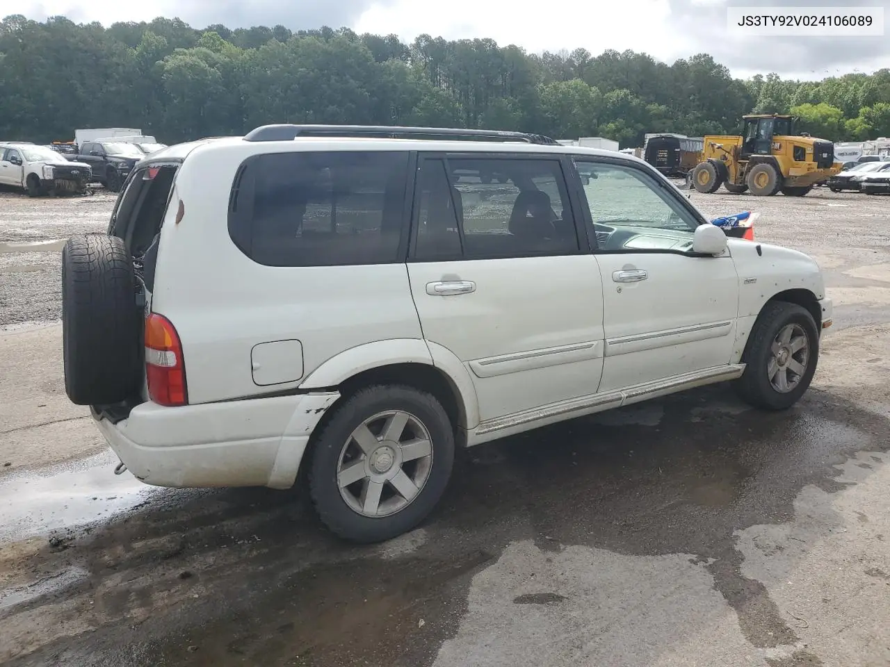 2002 Suzuki Xl7 Plus VIN: JS3TY92V024106089 Lot: 58418685