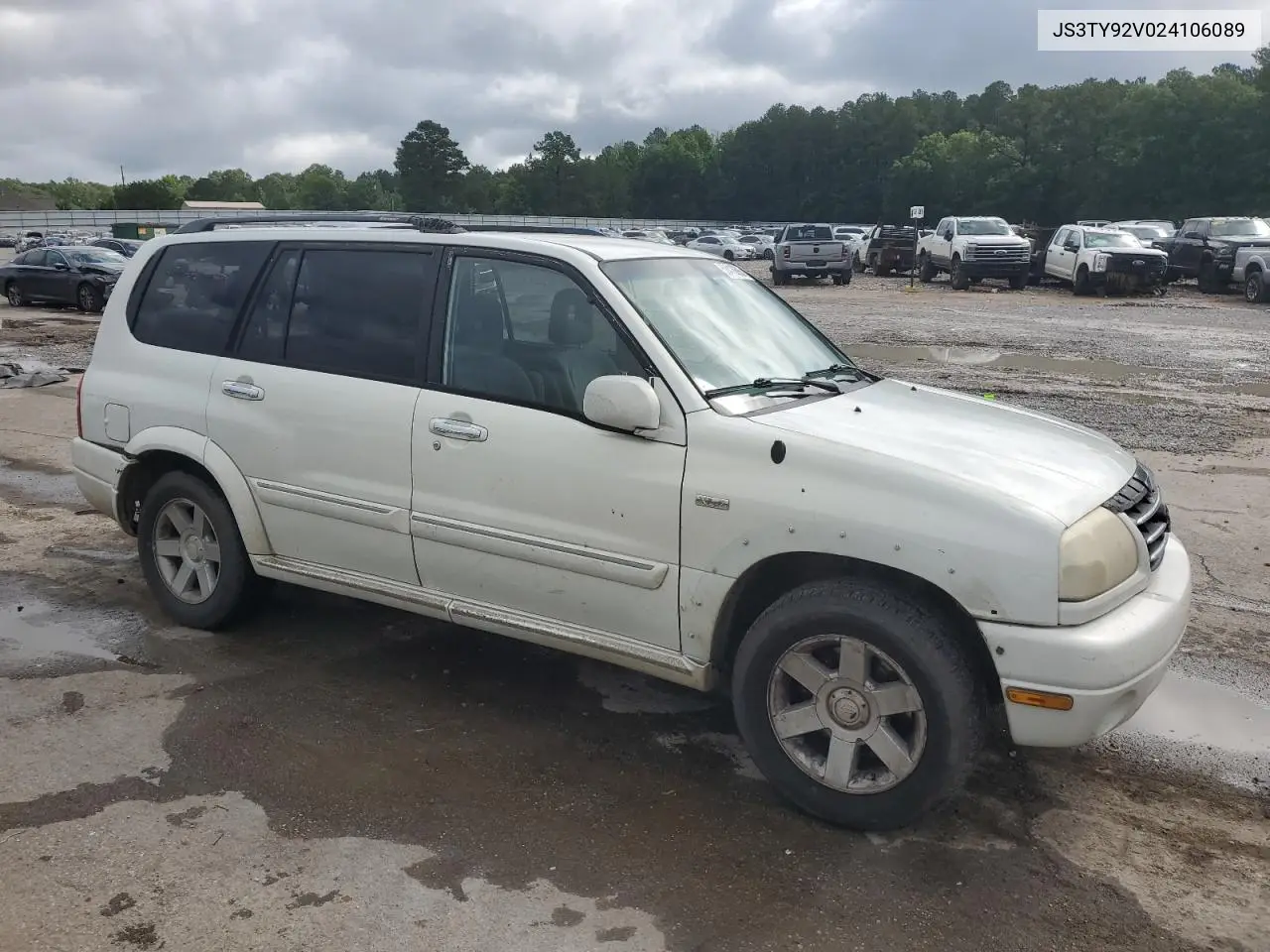 2002 Suzuki Xl7 Plus VIN: JS3TY92V024106089 Lot: 58418685