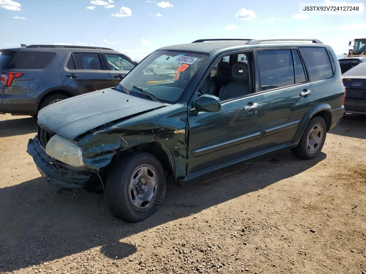 2002 Suzuki Xl7 Plus VIN: JS3TX92V724127248 Lot: 62850275