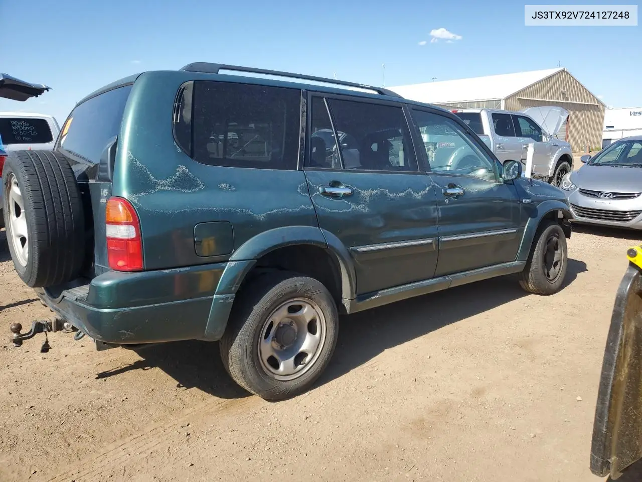 2002 Suzuki Xl7 Plus VIN: JS3TX92V724127248 Lot: 62850275