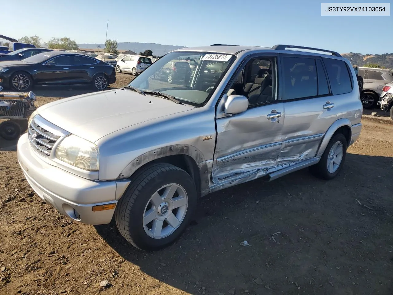 2002 Suzuki Xl7 Plus VIN: JS3TY92VX24103054 Lot: 73728814