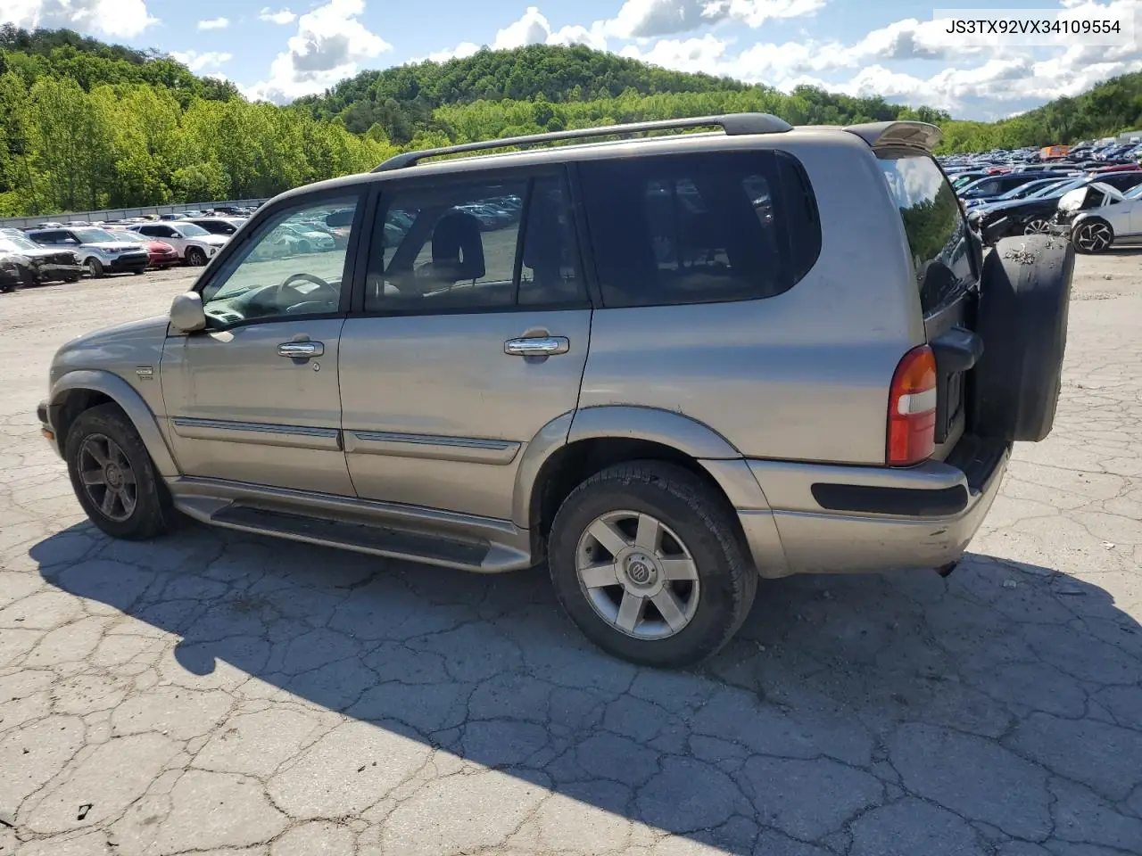 2003 Suzuki Xl7 Plus VIN: JS3TX92VX34109554 Lot: 58029235