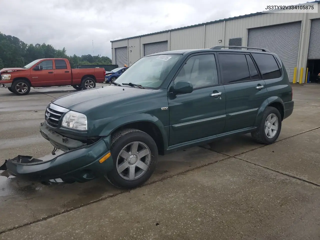 2003 Suzuki Xl7 Plus VIN: JS3TY92V334105875 Lot: 59083795