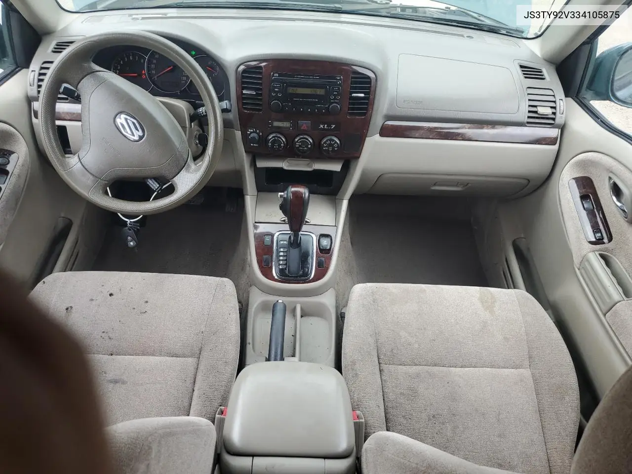 2003 Suzuki Xl7 Plus VIN: JS3TY92V334105875 Lot: 59083795