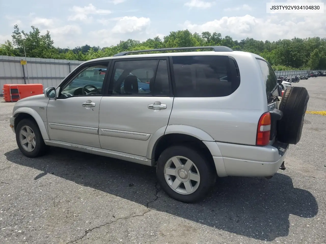 2003 Suzuki Xl7 Plus VIN: JS3TY92V934104830 Lot: 62862595