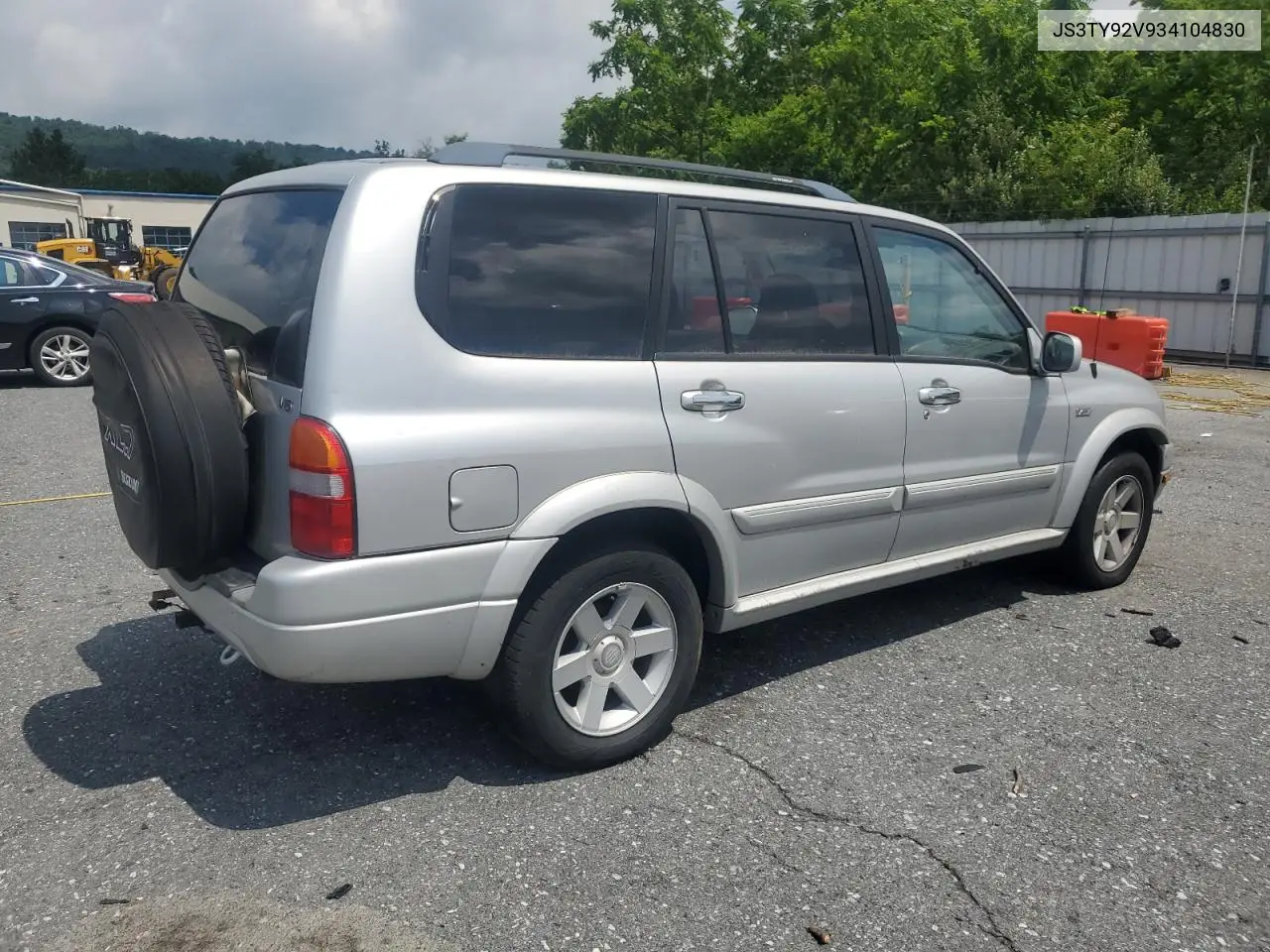 2003 Suzuki Xl7 Plus VIN: JS3TY92V934104830 Lot: 62862595