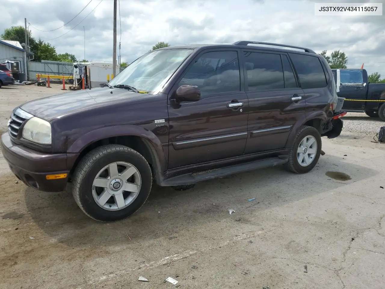 2003 Suzuki Xl7 Plus VIN: JS3TX92V434115057 Lot: 64727305