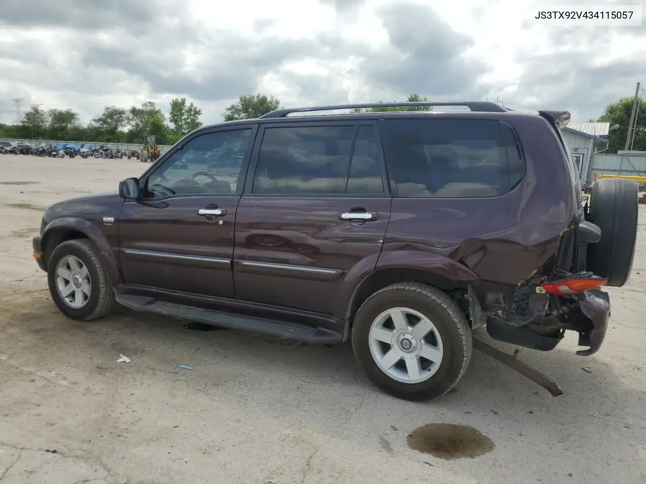 2003 Suzuki Xl7 Plus VIN: JS3TX92V434115057 Lot: 64727305