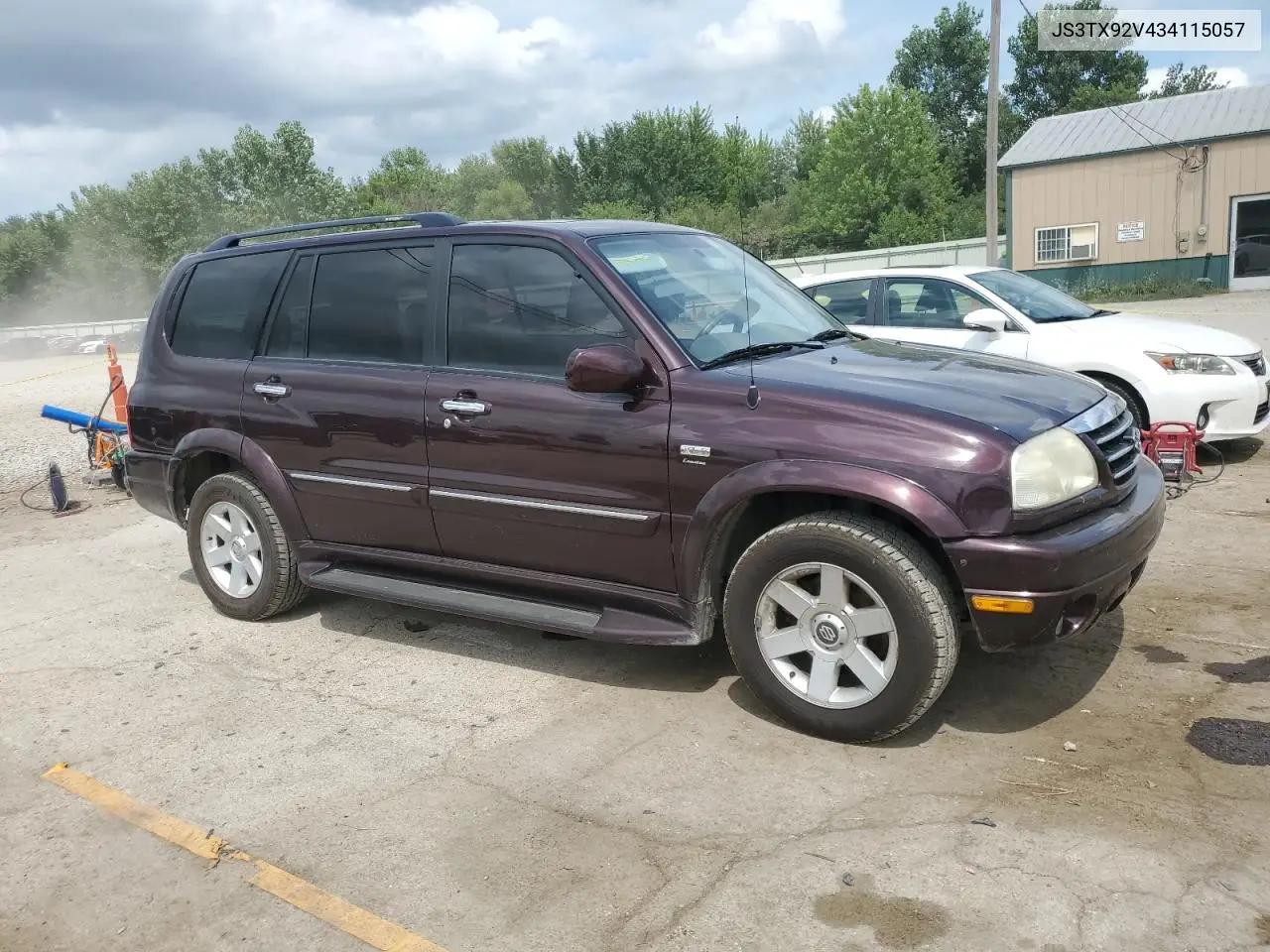 2003 Suzuki Xl7 Plus VIN: JS3TX92V434115057 Lot: 64727305