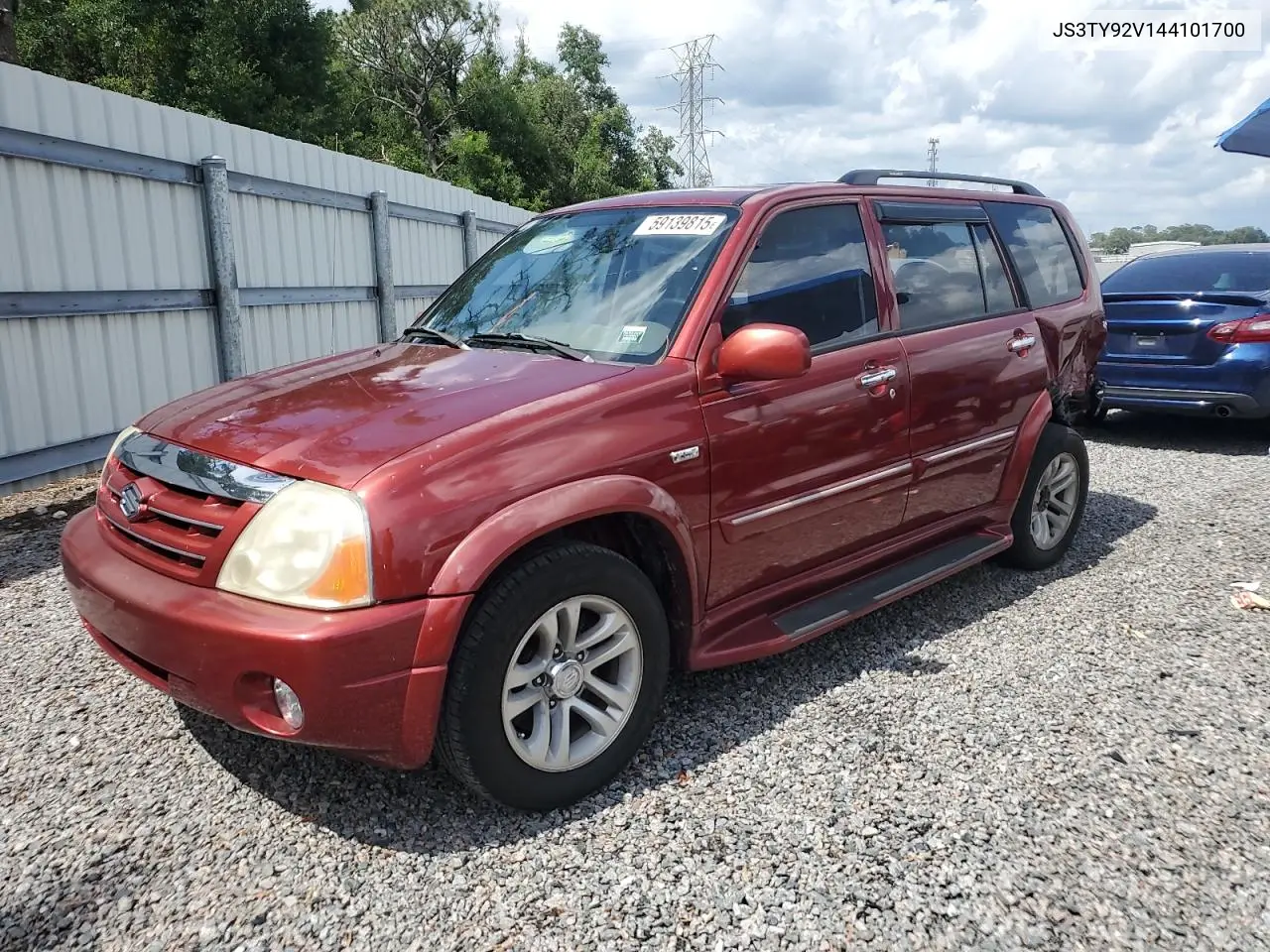 2004 Suzuki Xl7 Ex VIN: JS3TY92V144101700 Lot: 59139815