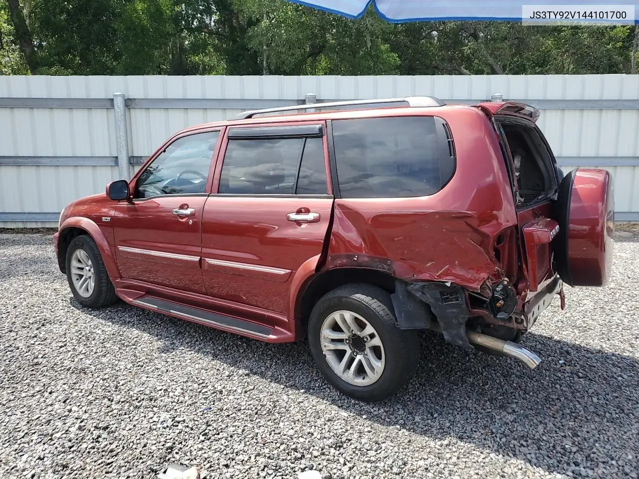 2004 Suzuki Xl7 Ex VIN: JS3TY92V144101700 Lot: 59139815