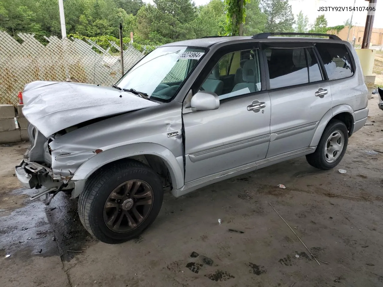2005 Suzuki Xl7 Ex VIN: JS3TY92V154107496 Lot: 55274964