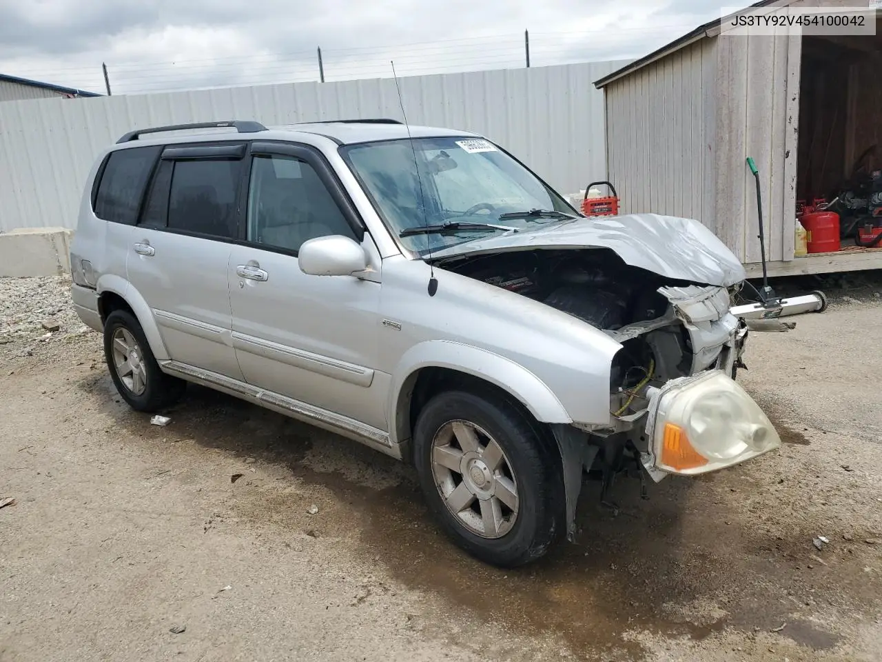 2005 Suzuki Xl7 Ex VIN: JS3TY92V454100042 Lot: 59662865