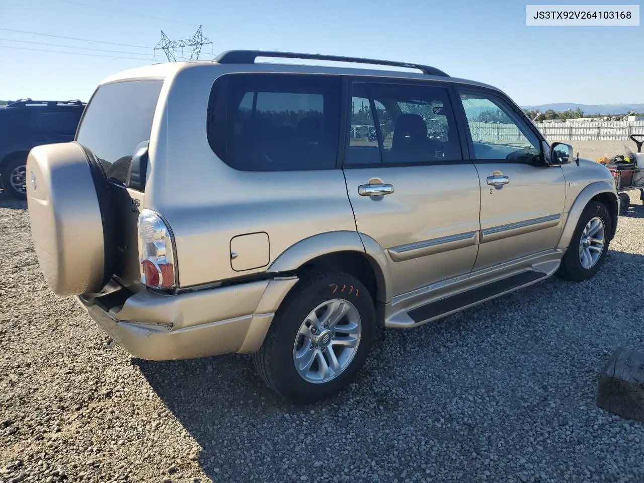 2006 Suzuki Xl7 VIN: JS3TX92V264103168 Lot: 54012325