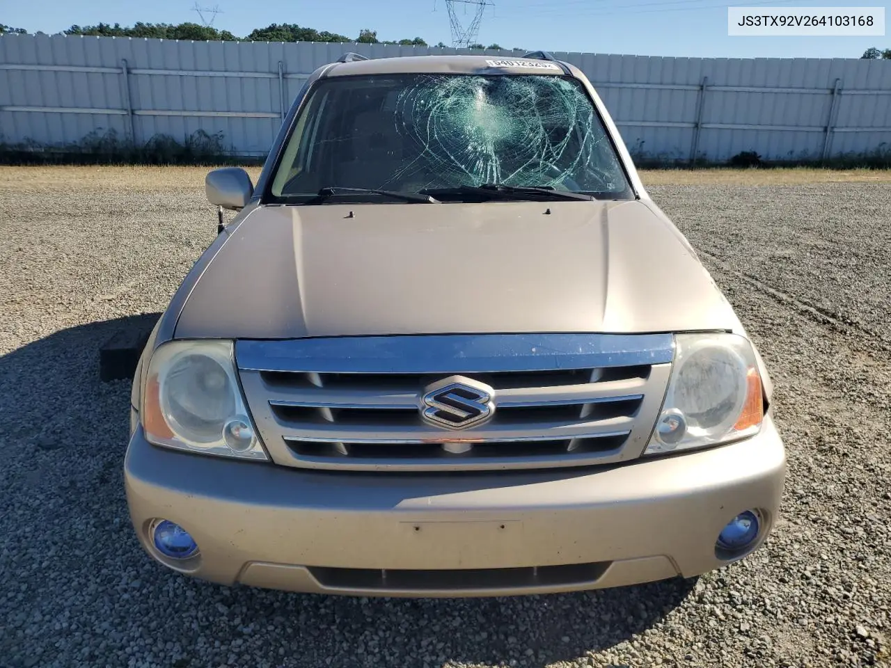 2006 Suzuki Xl7 VIN: JS3TX92V264103168 Lot: 54012325