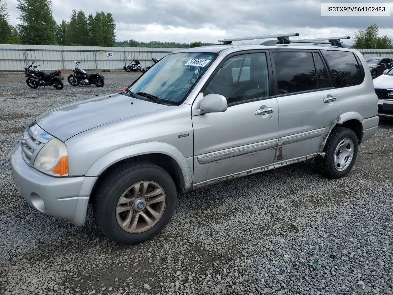 2006 Suzuki Xl7 VIN: JS3TX92V564102483 Lot: 57185865