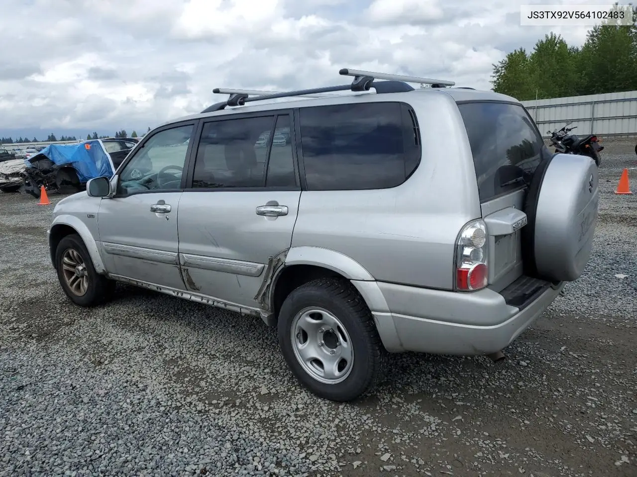 2006 Suzuki Xl7 VIN: JS3TX92V564102483 Lot: 57185865