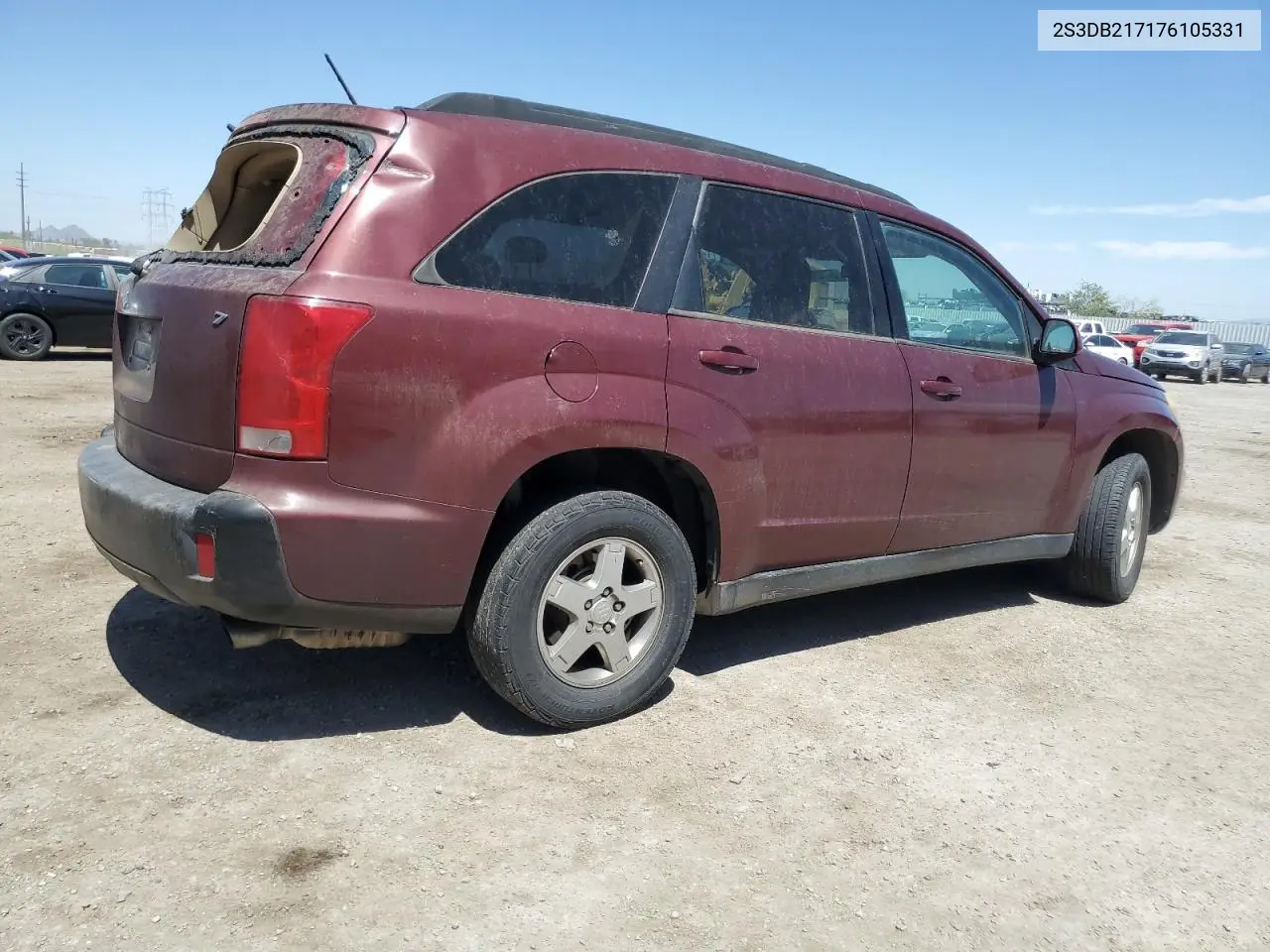 2007 Suzuki Xl7 VIN: 2S3DB217176105331 Lot: 57139674