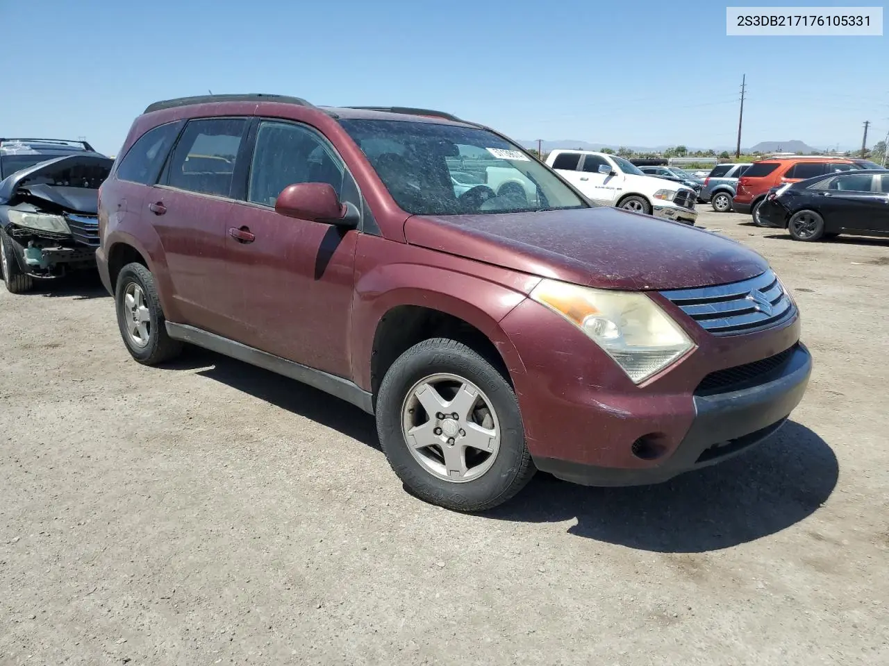 2007 Suzuki Xl7 VIN: 2S3DB217176105331 Lot: 57139674