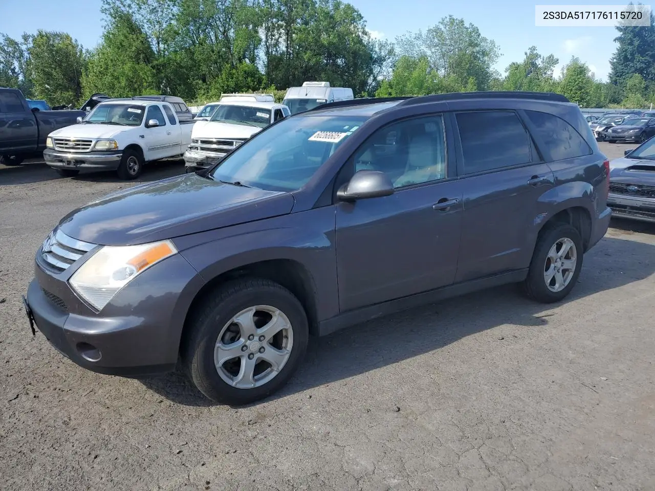2007 Suzuki Xl7 Luxury VIN: 2S3DA517176115720 Lot: 60268605