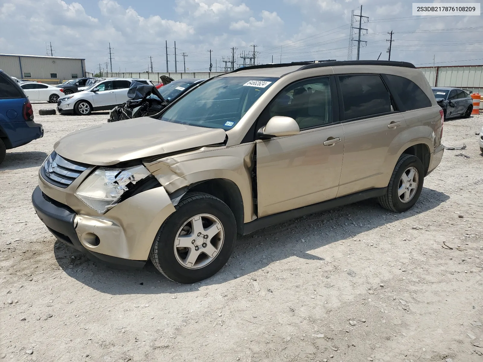 2007 Suzuki Xl7 VIN: 2S3DB217876108209 Lot: 64662624
