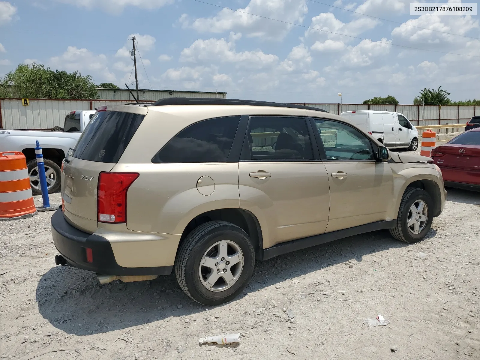 2007 Suzuki Xl7 VIN: 2S3DB217876108209 Lot: 64662624