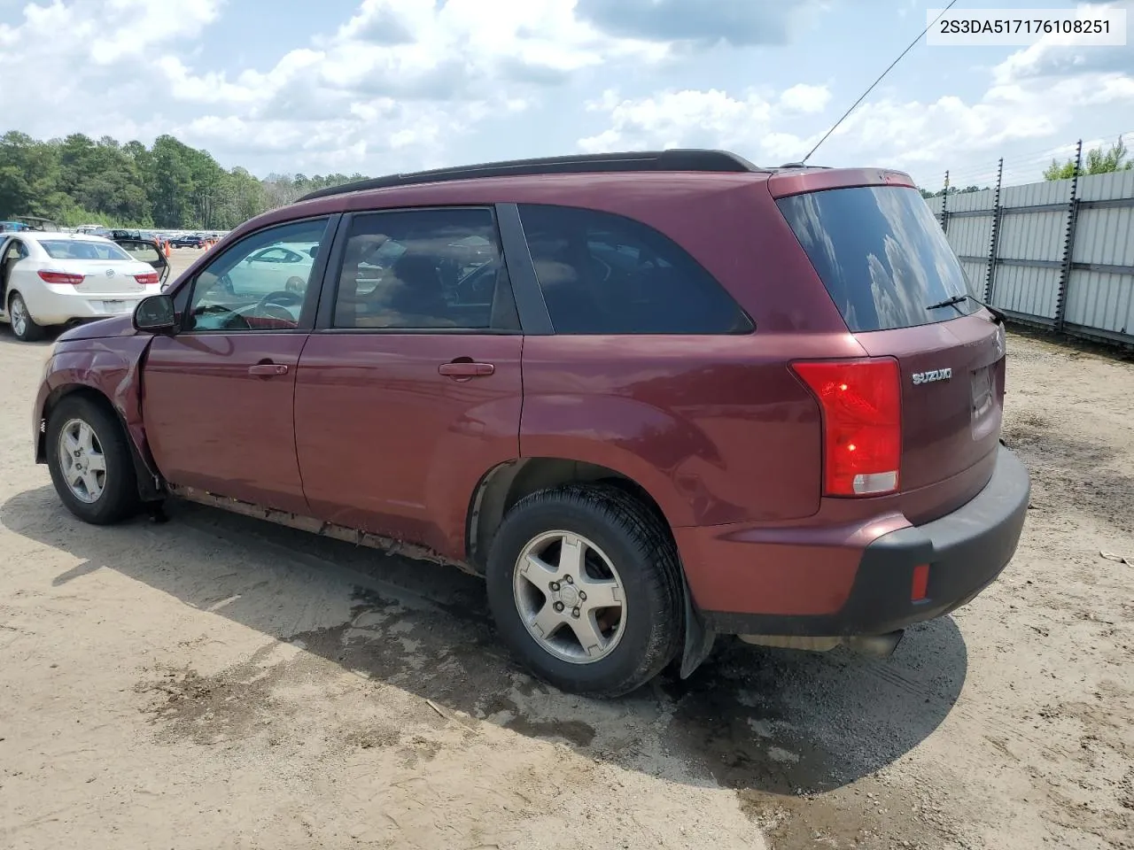 2007 Suzuki Xl7 Luxury VIN: 2S3DA517176108251 Lot: 67072084