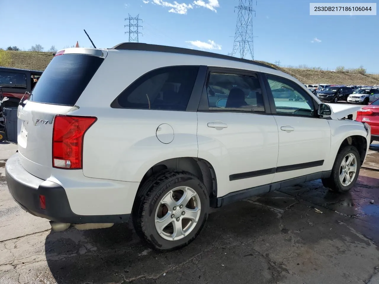 2008 Suzuki Xl7 VIN: 2S3DB217186106044 Lot: 42242155
