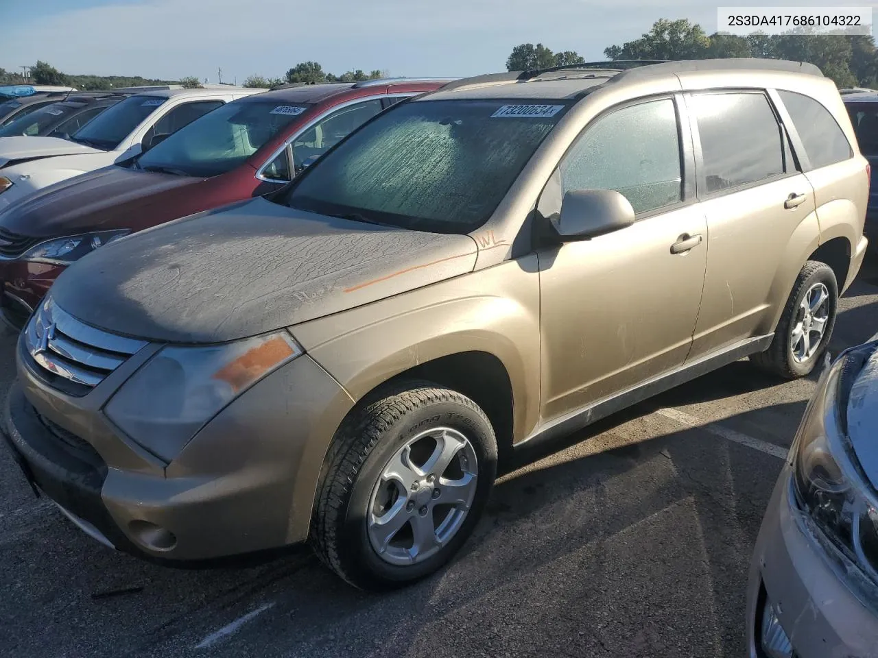 2008 Suzuki Xl7 Luxury VIN: 2S3DA417686104322 Lot: 73200634