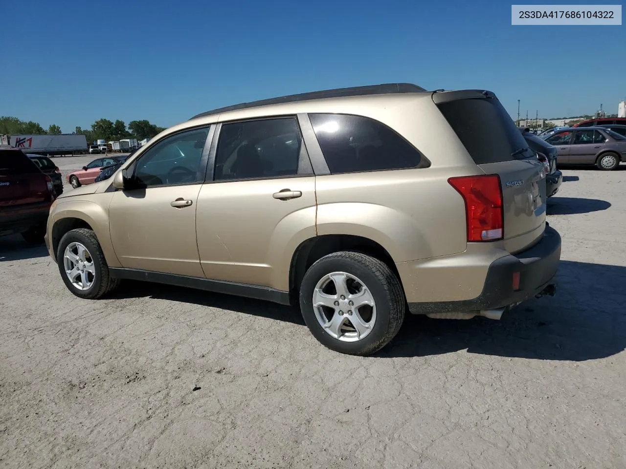 2008 Suzuki Xl7 Luxury VIN: 2S3DA417686104322 Lot: 73200634