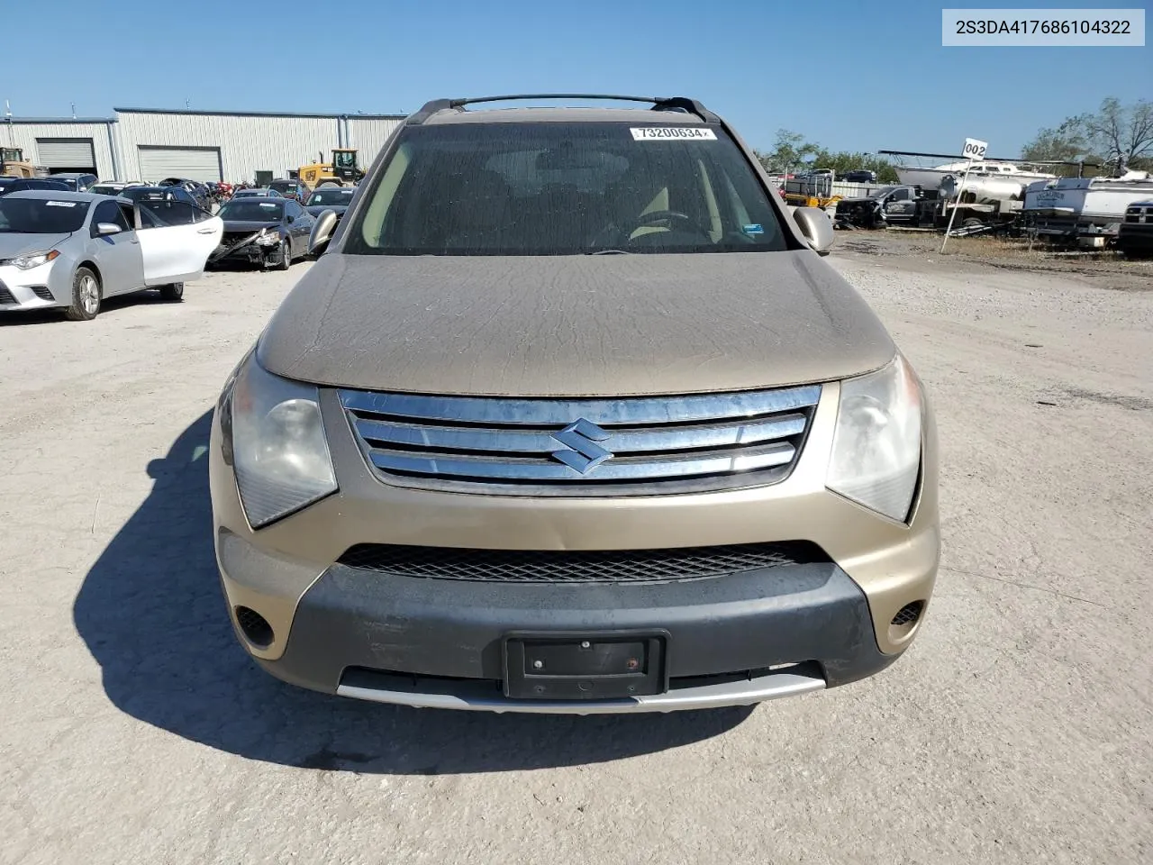 2008 Suzuki Xl7 Luxury VIN: 2S3DA417686104322 Lot: 73200634