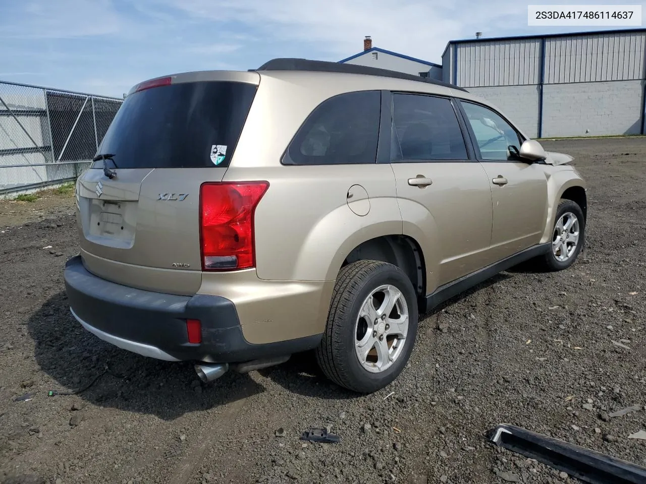 2008 Suzuki Xl7 Luxury VIN: 2S3DA417486114637 Lot: 73412584