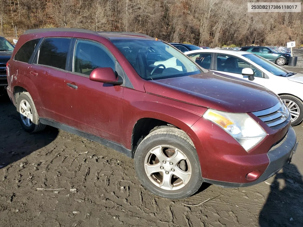 2008 Suzuki Xl7 VIN: 2S3DB217386118017 Lot: 81797914