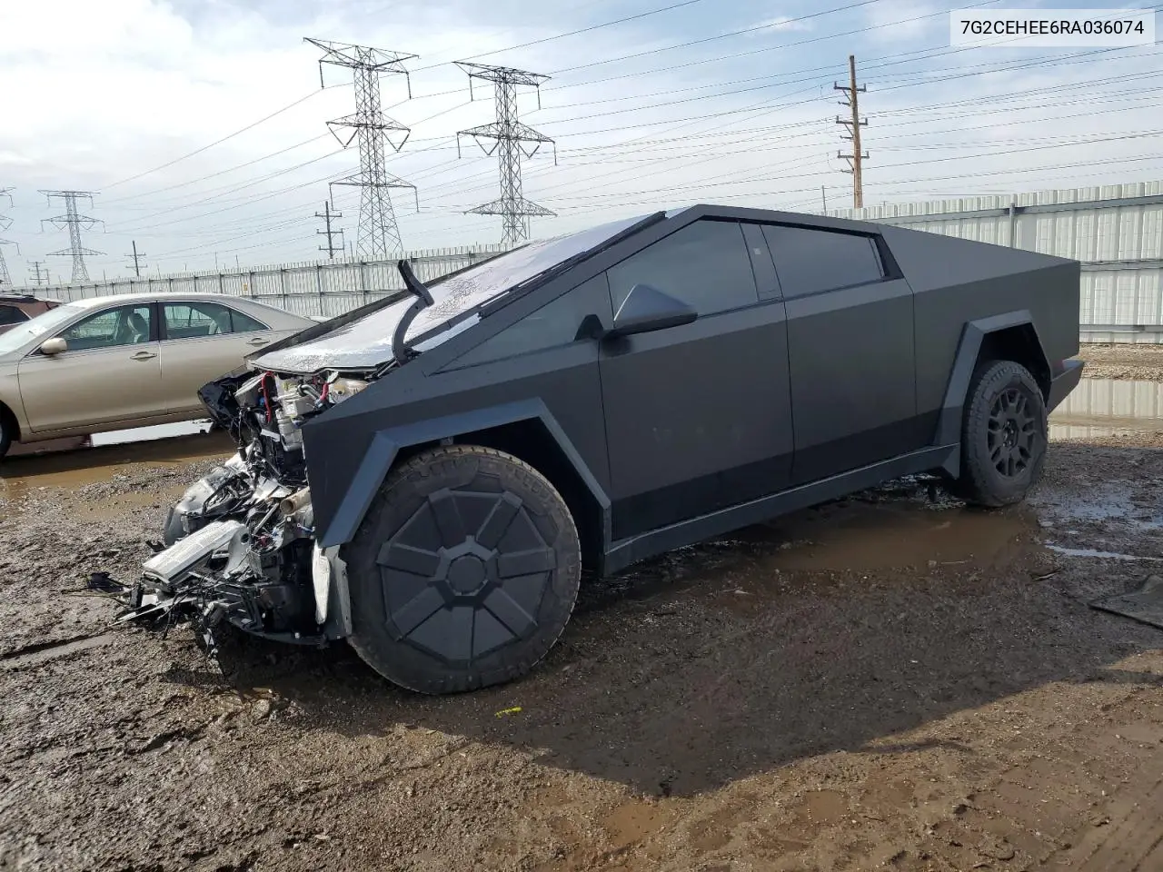 2024 Tesla Cybertruck VIN: 7G2CEHEE6RA036074 Lot: 46447905