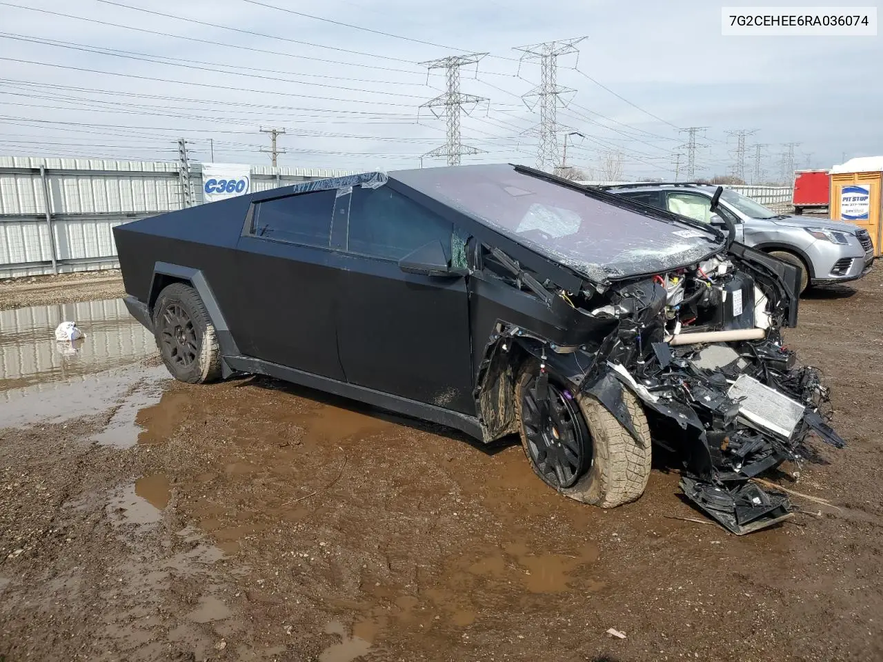 2024 Tesla Cybertruck VIN: 7G2CEHEE6RA036074 Lot: 46447905