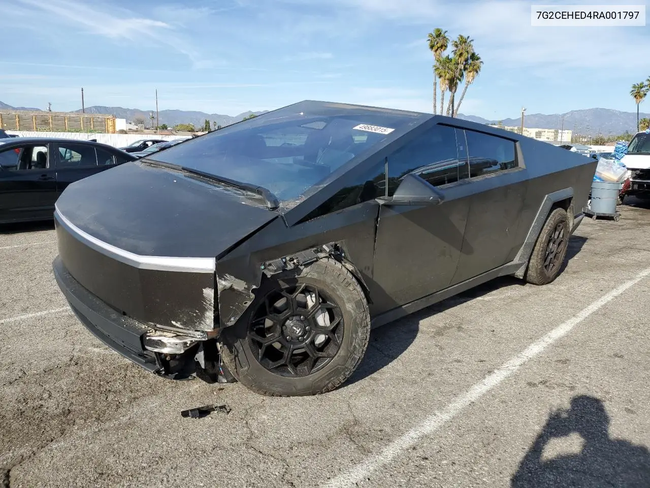2024 Tesla Cybertruck VIN: 7G2CEHED4RA001797 Lot: 49883015
