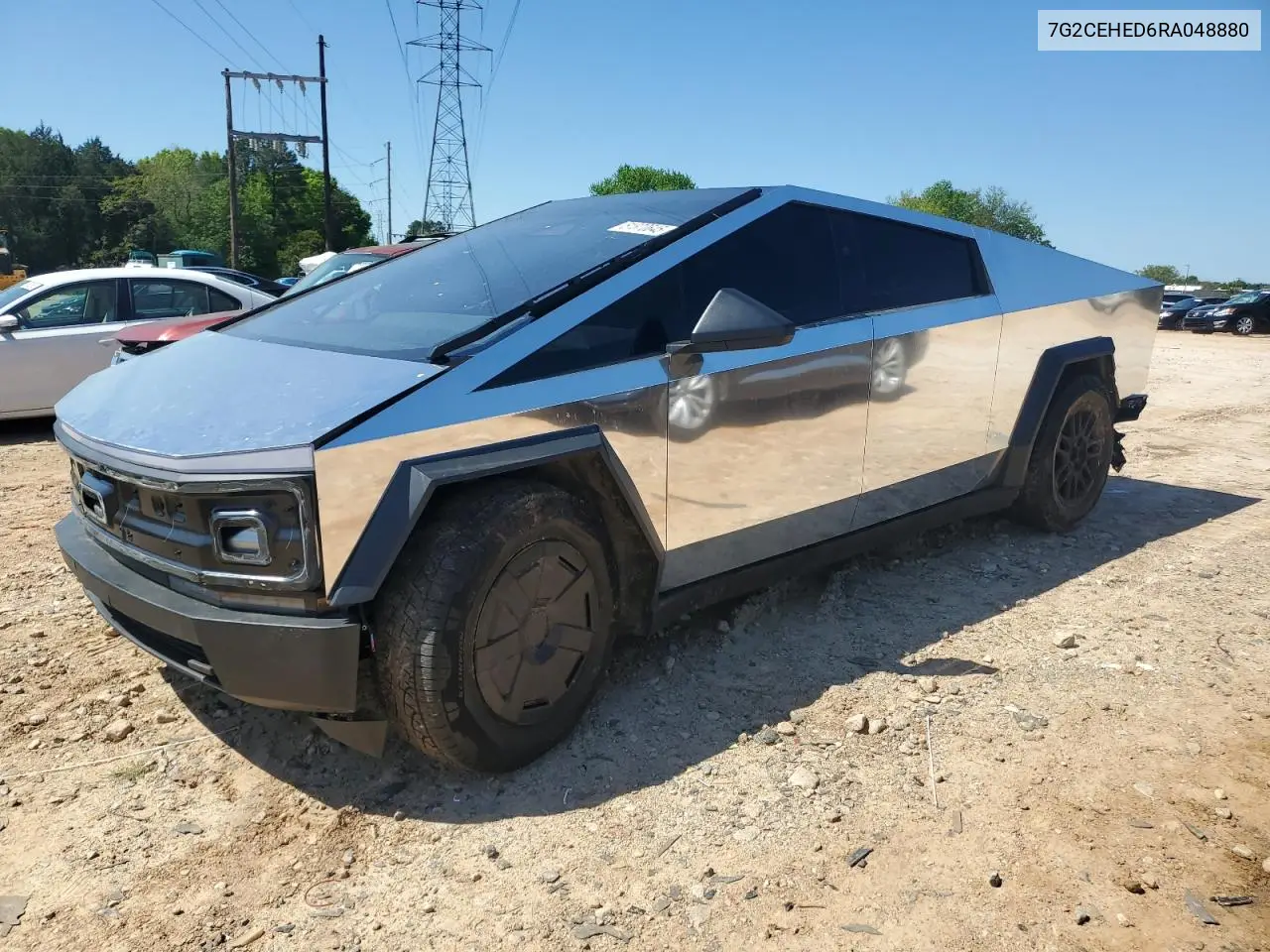 2024 Tesla Cybertruck VIN: 7G2CEHED6RA048880 Lot: 51870645