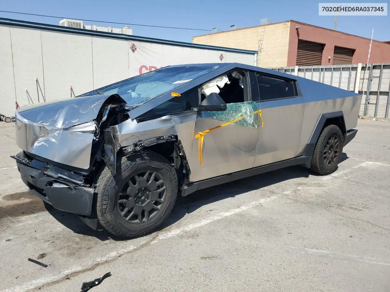 2024 Tesla Cybertruck VIN: 7G2CEHED6RA037345 Lot: 53378335