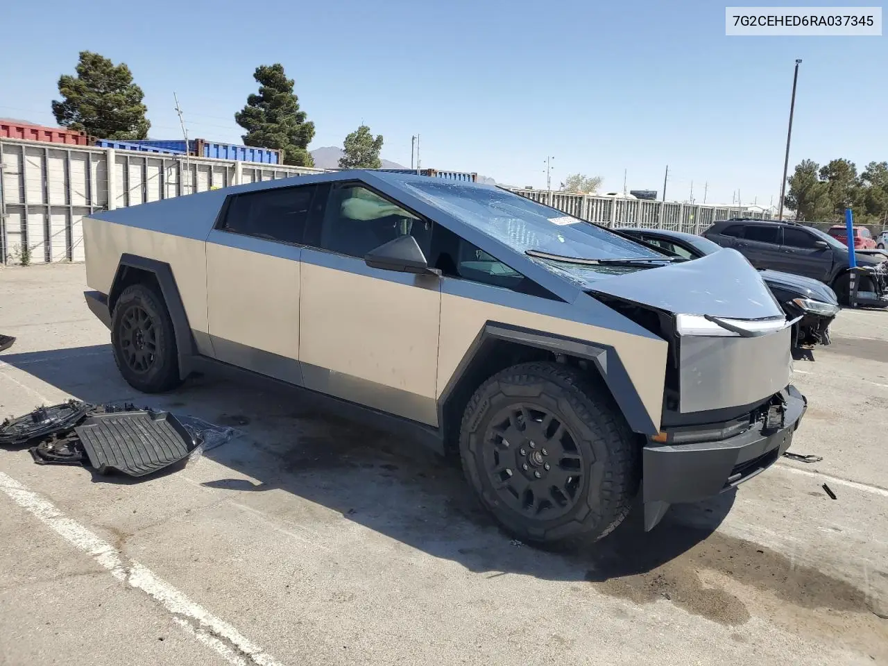 2024 Tesla Cybertruck VIN: 7G2CEHED6RA037345 Lot: 53378335