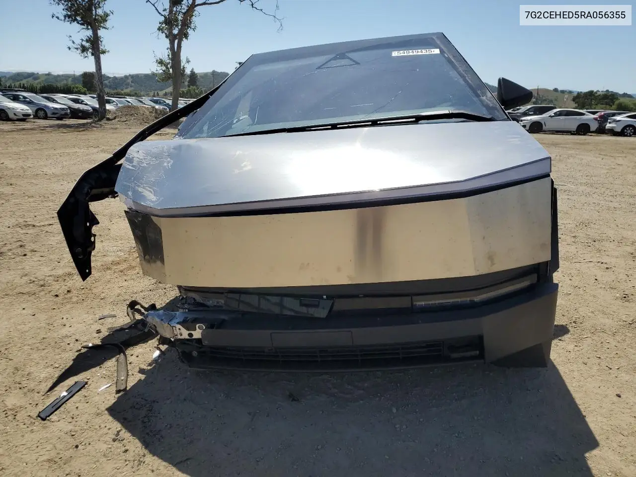 2024 Tesla Cybertruck VIN: 7G2CEHED5RA056355 Lot: 54949435