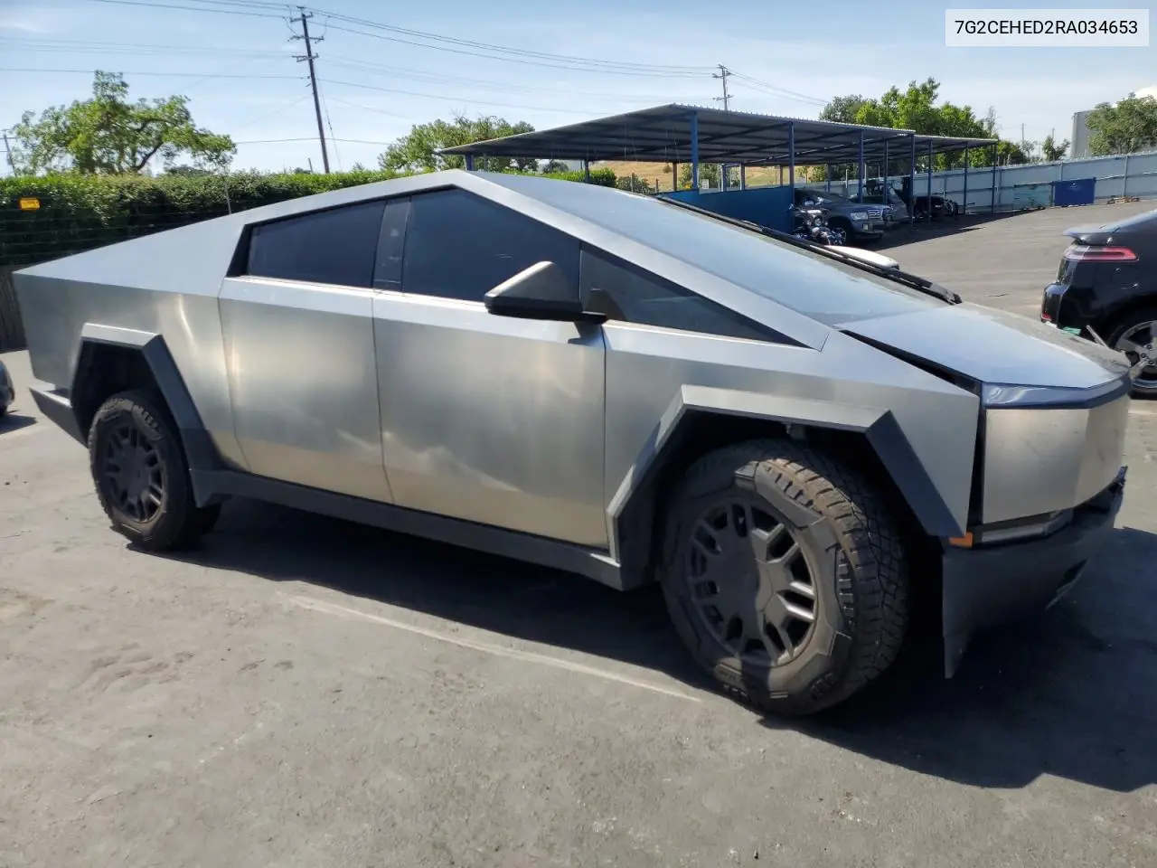 2024 Tesla Cybertruck VIN: 7G2CEHED2RA034653 Lot: 55520755
