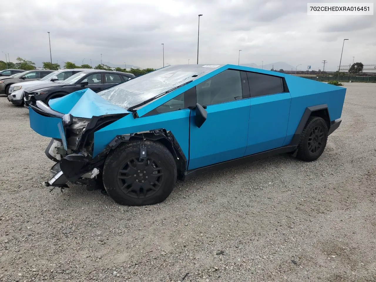 2024 Tesla Cybertruck VIN: 7G2CEHEDXRA016451 Lot: 56044365
