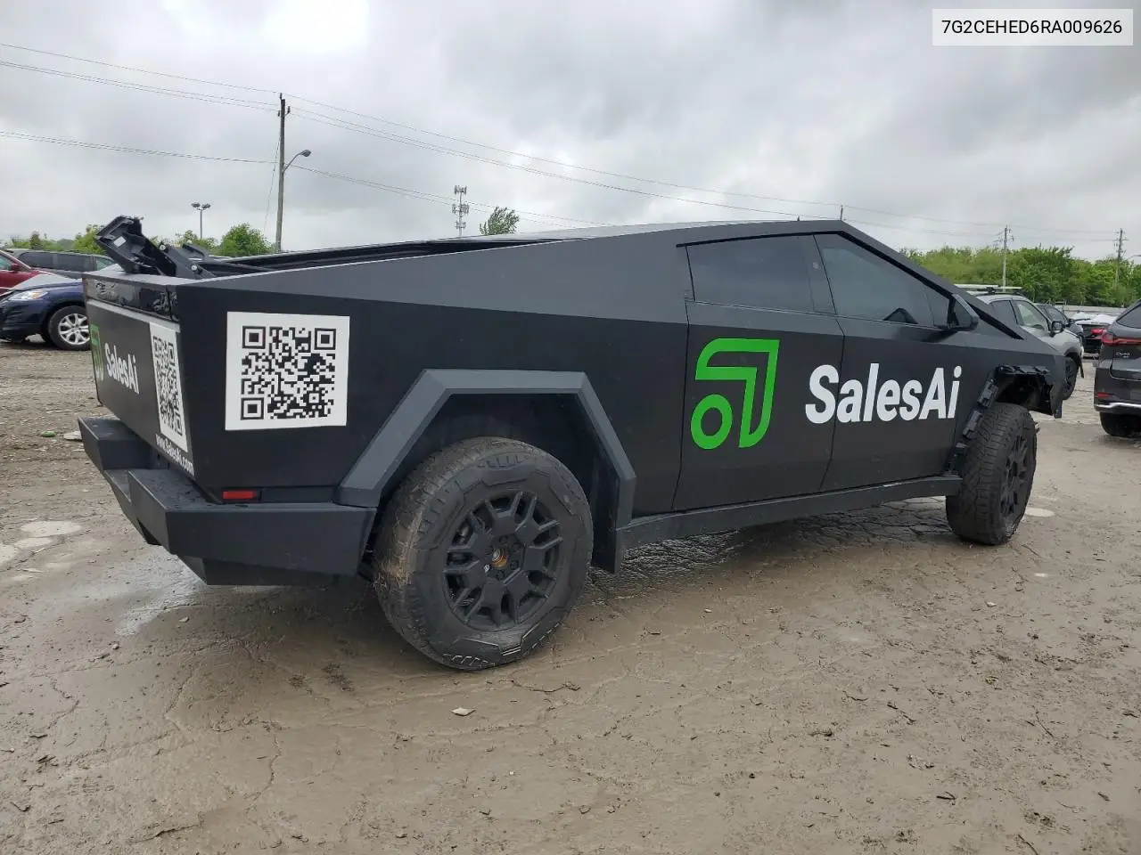2024 Tesla Cybertruck VIN: 7G2CEHED6RA009626 Lot: 57253605