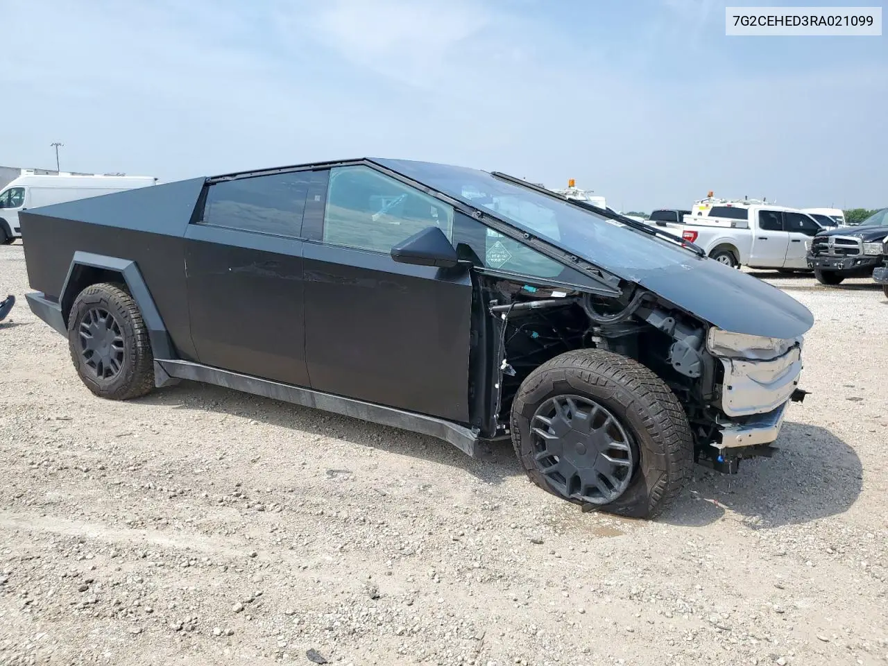 2024 Tesla Cybertruck VIN: 7G2CEHED3RA021099 Lot: 57416365