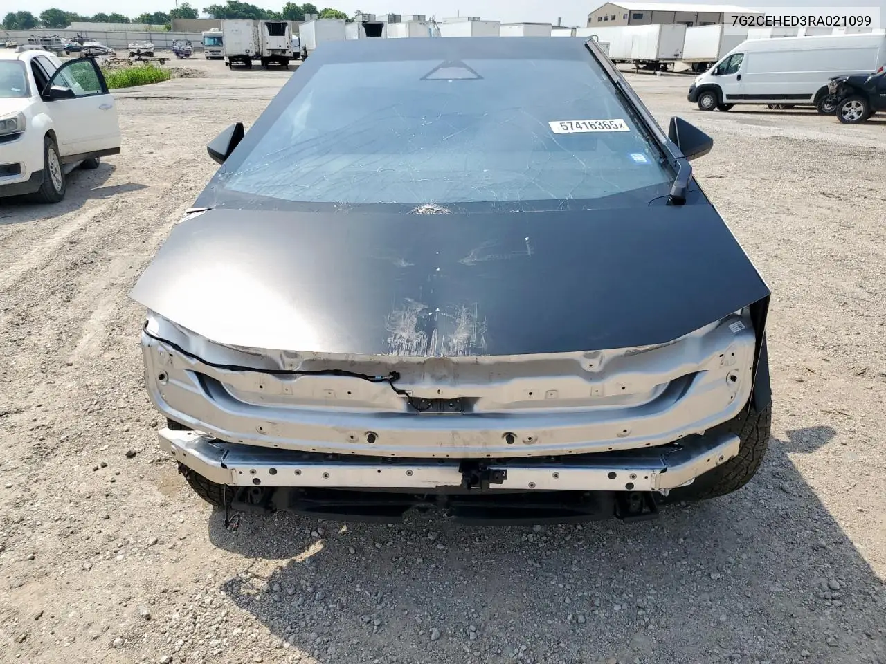 2024 Tesla Cybertruck VIN: 7G2CEHED3RA021099 Lot: 57416365