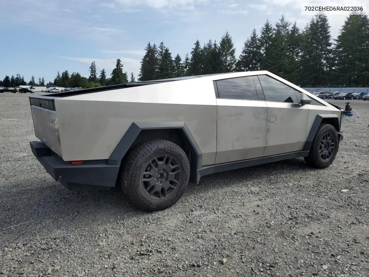2024 Tesla Cybertruck VIN: 7G2CEHED6RA022036 Lot: 58092145