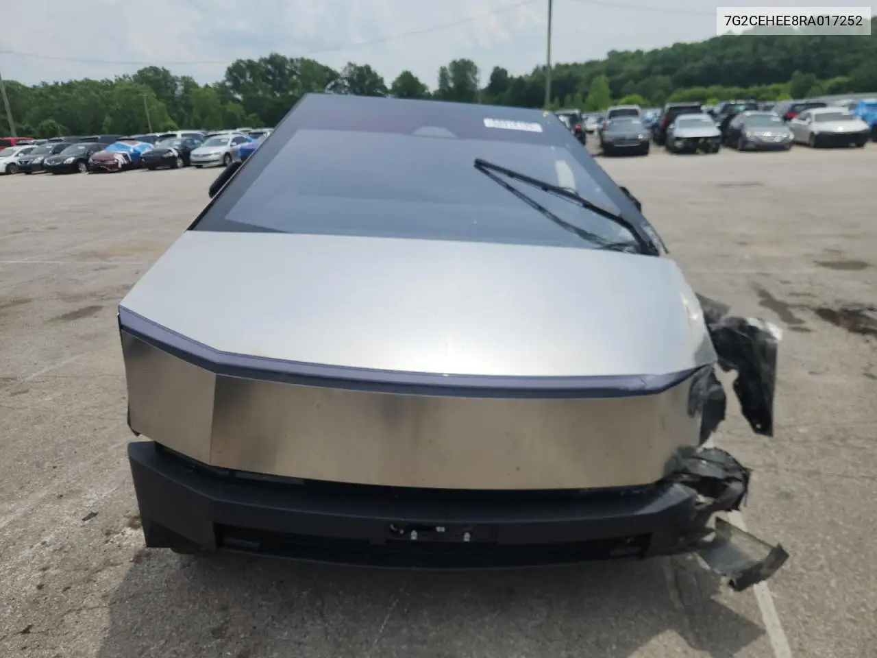 2024 Tesla Cybertruck VIN: 7G2CEHEE8RA017252 Lot: 58918195